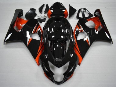 Carénages Moto GSXR 600 / 750 K4 04-05 - Orange Noir