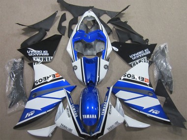 Carénages Moto R1 09-11 - Bleu Blanc