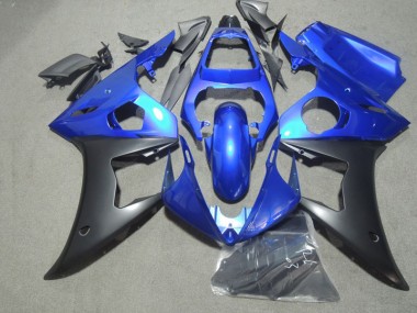 Carénages Moto R6 03-05 - Bleu Noir