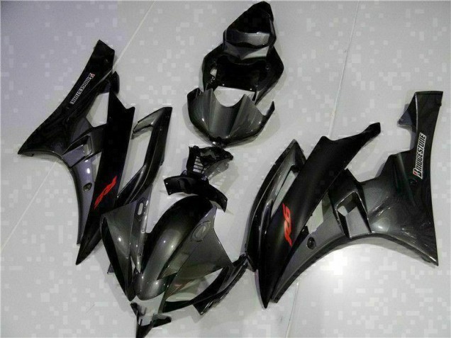 Carénages Moto R6 06-07 - Gris Noir Carénages Moto R6 06-07 - Gris Noir