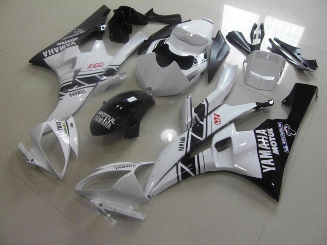 Carénages Moto R6 06-07 - Noir Blanc Carénages Moto R6 06-07 - Noir Blanc