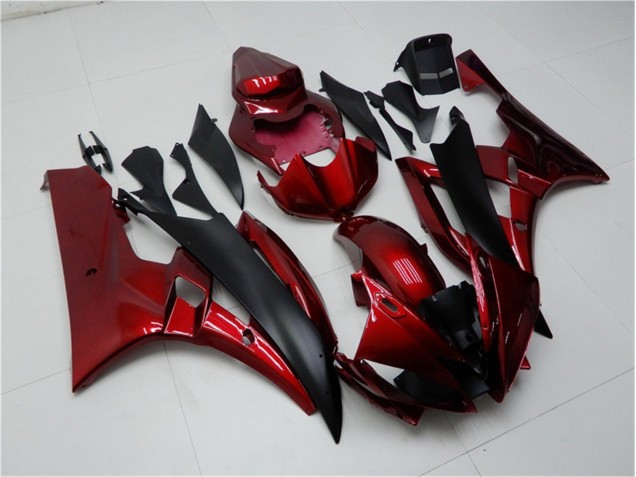 Carénages Moto R6 06-07 - Rouge Noir Carénages Moto R6 06-07 - Rouge Noir