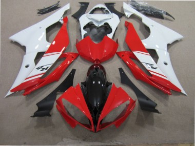 Carénages Moto R6 08-16 - Rouge Blanc Noir
