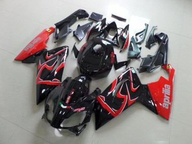 Carénages Moto RS 125 06-11 - Noir et Rouge