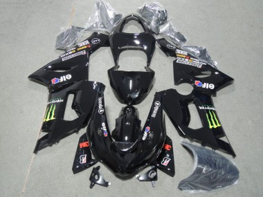 Carénages Moto ZX6R 05-06 - 3M Touch4 Monster Noir