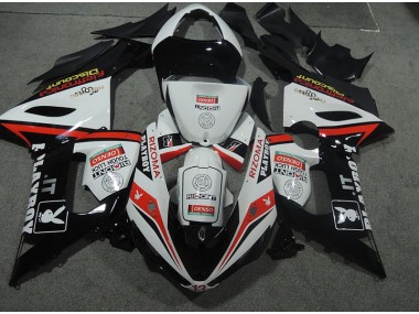 Carénages Moto ZX6R 05-06 - Blanc Noir Rizoma Playboy