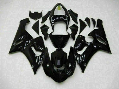 Carénages Moto ZX6R 05-06 - Noir Brillant