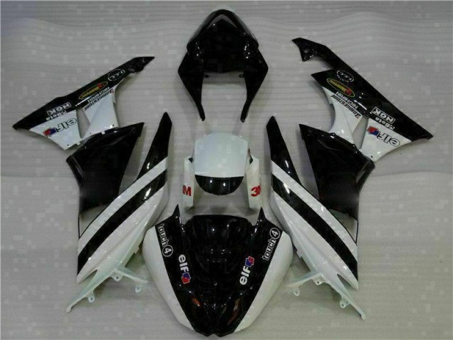 Carénages Moto ZX6R 09-12 - Noir Blanc 3M Touch4 Carénages Moto ZX6R 09-12 - Noir Blanc 3M Touch4
