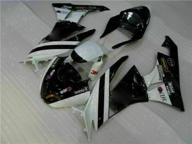 Carénages Moto ZX6R 09-12 - Noir Blanc 3M Touch4