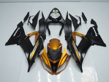 Carénages Moto ZX6R 13-18 - Noir Or