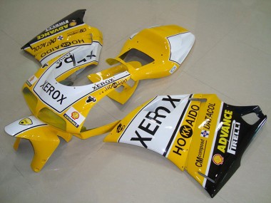 Carrosserie Moto Ducati 748 916 996 996S 93-05 - Jaune Blanc Xerox