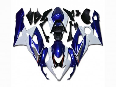 Carrosserie Moto GSXR 1000 K5 05-06 - Blanc Bleu