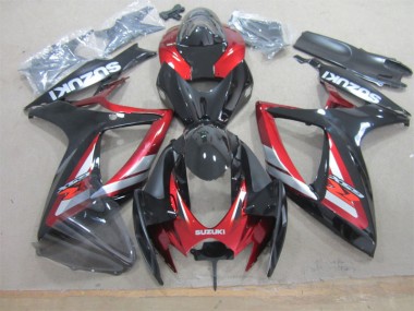 Carrosserie Moto GSXR 600 K6 06-07 - Noir Rouge