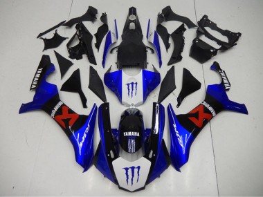 Carrosserie Moto R1 15-19 - Noir Bleu