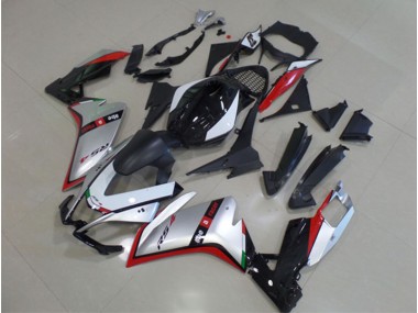 Carrosserie Moto RS4 50 125 11-18 - Noir Argent Rouge