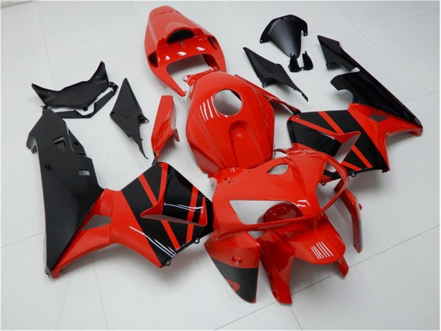 Kit Carénages Motos CBR 600 RR 05-06 - Rouge Noir Kit Carénages Motos CBR 600 RR 05-06 - Rouge Noir
