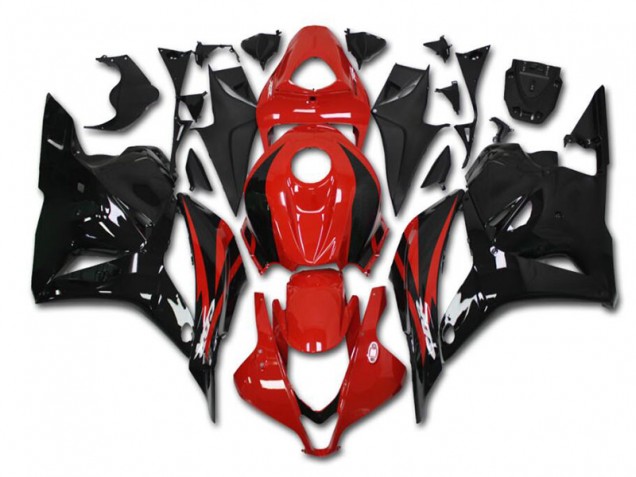 Kit Carénages Motos CBR 600 RR 09-12 - Rouge Noir Kit Carénages Motos CBR 600 RR 09-12 - Rouge Noir
