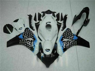 Kit Carénages Motos Complet CBR 1000 RR 08-11 - Blanc Noir
