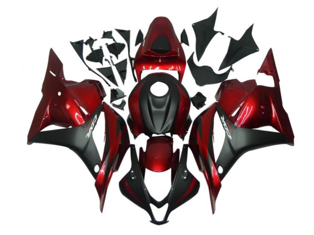 Kit Carénages Motos Complet CBR 600 RR 09-12 - Rouge Noir Kit Carénages Motos Complet CBR 600 RR 09-12 - Rouge Noir