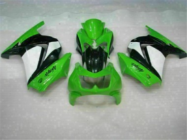 Kit Carénages Motos Complet EX250 08-12 - Vert Noir Ninja