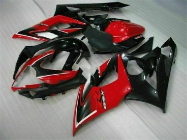 Kit Carénages Motos Complet GSXR 1000 K5 05-06 - Rouge Noir
