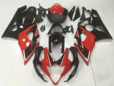 Kit Carénages Motos GSXR 1000 K5 05-06 - Rouge Noir