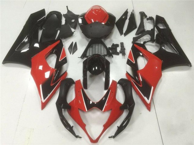 Kit Carénages Motos GSXR 1000 K5 05-06 - Rouge Noir Kit Carénages Motos GSXR 1000 K5 05-06 - Rouge Noir