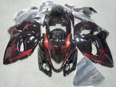 Kit Carénages Motos & Plastique GSXR 1300 Hayabusa 08-19 - Noir Rouge